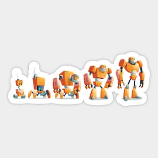 Robot Sticker